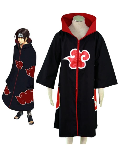 Naruto Dawn Akatsuki Organization Overcoat Cosplay Costume